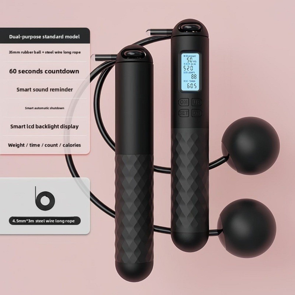 حبل قفز لاسلكي مع عداد للتخسيس - مراجعة Smart Jump Rope Digital Counter وسعره
