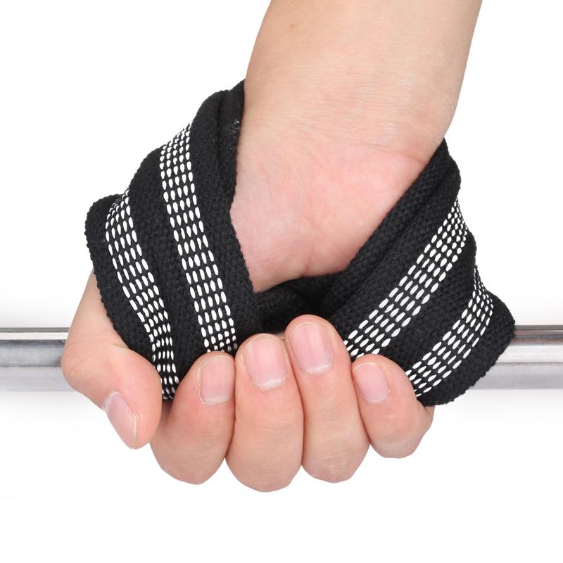 1 زوج الشكل 8 رفع الأثقال الأش - مراجعة Wrist Wraps Weightlifting Support وسعره